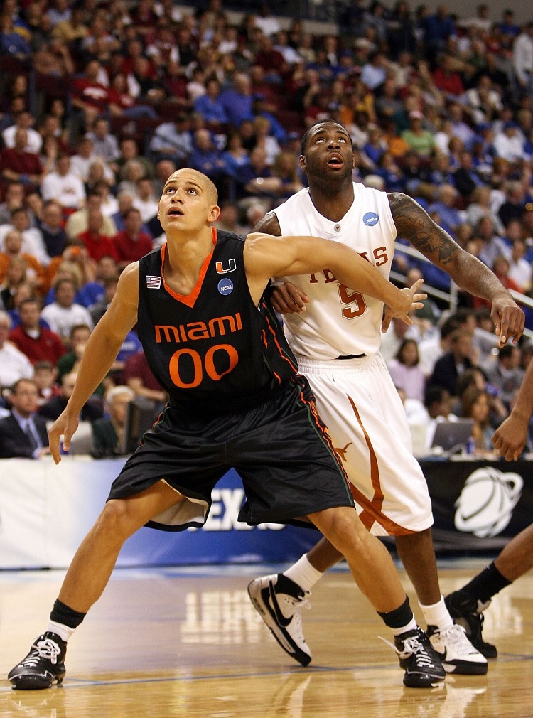 Jimmy Graham played basketball for Miami Hurricanes in college